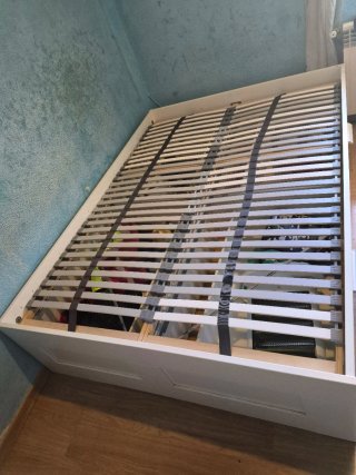 Cama 140x200 con cajones
