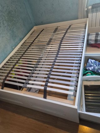 Cama 140x200 con cajones