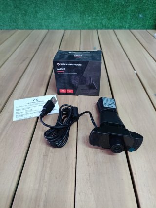 Conceptronic Webcam fhd amdis 1080p USB, Gris