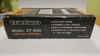 Grabadora de cassette BRIGMTON CT-600