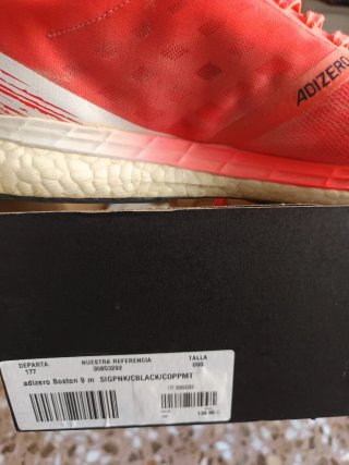 Zapatillas Adidas Adizero Boston 9 Talla 44