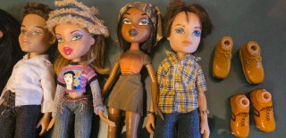 Lote 5 Bratz con Accesorios