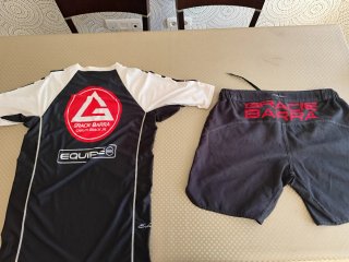 PACK Kimono + Rashguard  BJJ Gracie Barra Talla A3