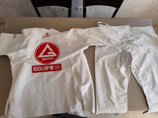 PACK Kimono + Rashguard  BJJ Gracie Barra Talla A3