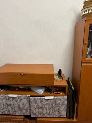 Mueble modular salón madera