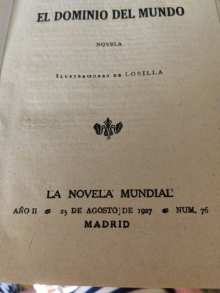 Novela de 59 páginas de 1927.