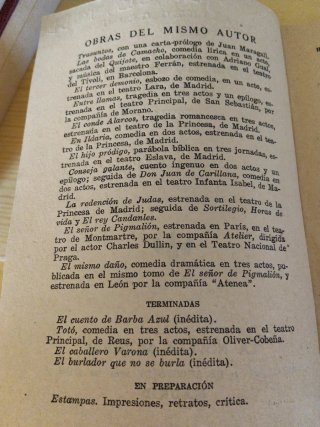 Novela de 59 páginas de 1927.