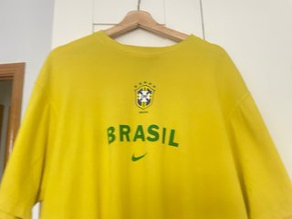 Camiseta Ronaldinho 7 Brasil Nike XL grande