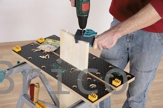 Banco de trabajo plegable MASTER 200 con sujeción 180 kg