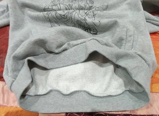 Sudadera Gris Dragón Ball talla M