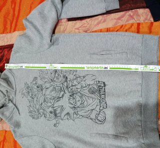 Sudadera Gris Dragón Ball talla M
