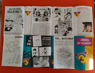 DRAGON BALL SERIE BLANCA No 2 A 10. AÑO 1992