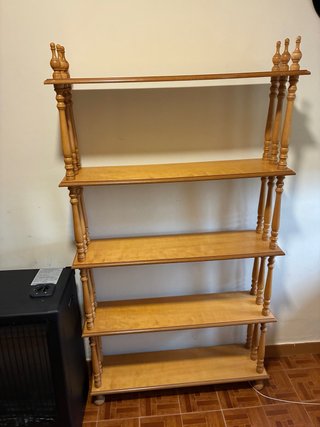 Estantería de madera 5 baldas