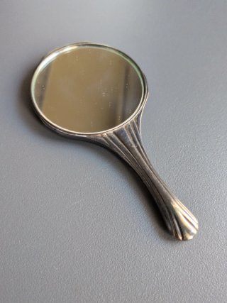Espejo de Mano Vintage Art Déco
