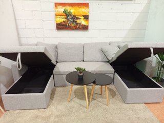Mega Sofá Cama 287cm Doble Arcón