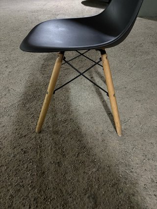 Sillas de diseño negro,blanco y verde agua