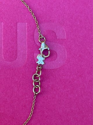 Pulsera Tous Oso Oro Blanco y Diamante