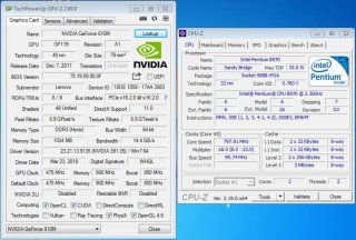 Lenovo G580 -  Intel B970, 8GB RAM, Nvidia 610M