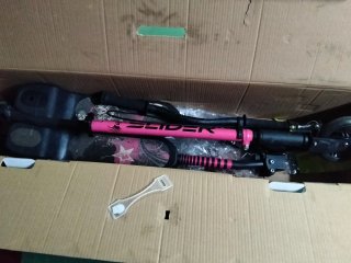 Patinete tres ruedas, rosa SLIDER