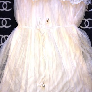 Vestido de fiesta blanco encaje