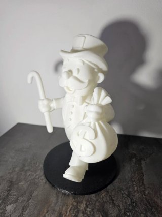 Figura Sr. Monopoly 24cm en blanco
