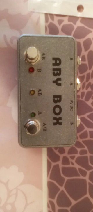 Pedal Vox Treble Booster + Fuente Alimentación
