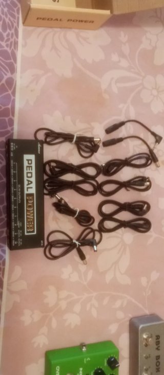 Pedal Vox Treble Booster + Fuente Alimentación