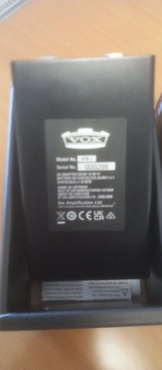 Pedal Vox Treble Booster + Fuente Alimentación