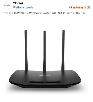 TP-Link TL-WR940N Router WiFi N 4 Puertos
