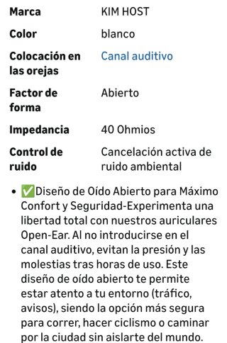 Auriculares Inalámbricos Deportivos Open Ear Kimho