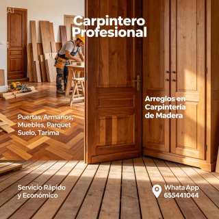Carpintero profesional rápido y económico