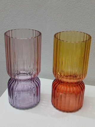Set 2 Vasi Vetro Vintage Made in Italy
