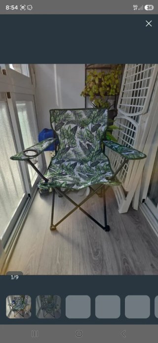 Silla de camping plegable