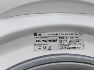 Lavadora LG Direct Drive 8kg A+++