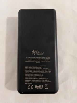Batería Externa Muvit 20.000mAh PD 20W USB-C