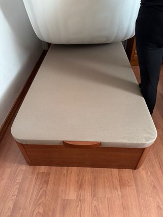 Canapé cama madera y tela
