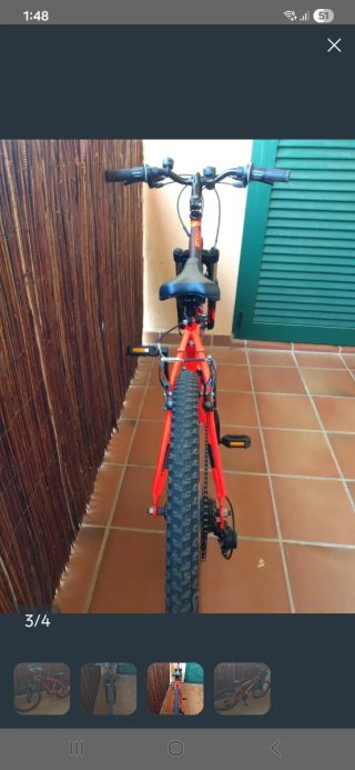 Bicicleta junior 24 montaña