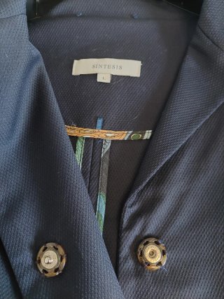 Chaqueta SINTESIS azul marino talla  L