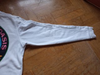 Sudadera Scotch & Soda Blanca Logo Palmeras