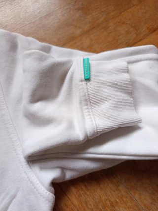 Sudadera Scotch & Soda Blanca Logo Palmeras
