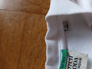 Sudadera Scotch & Soda Blanca Logo Palmeras