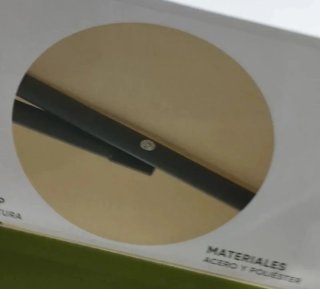 Sombrilla de jardín beige 3m