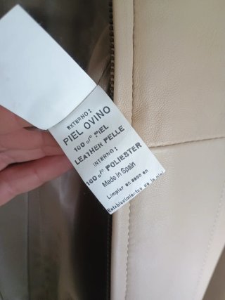 Cazadora tres cuartos Pepe Nieto Beige Talla M