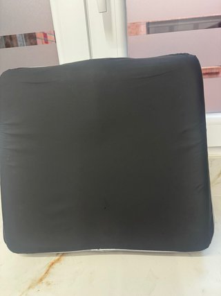 Cojín Antiescaras Negro con Funda