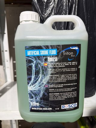 Líquido para máquina de humo Triton Blue y maquina