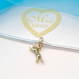 Charm argento 925 Charm argento 925 Ghepardo Gold