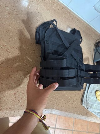 Chaleco Táctico Airsoft Negro