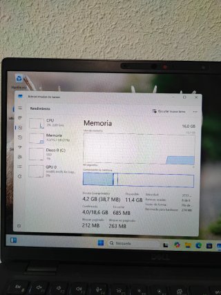 Ordenador Portátil Dell I7-1185G7 16GB 512GB SSD