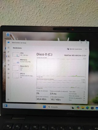 Ordenador Portátil Dell I7-1185G7 16GB 512GB SSD