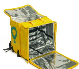 Mochila Glovo Amarilla